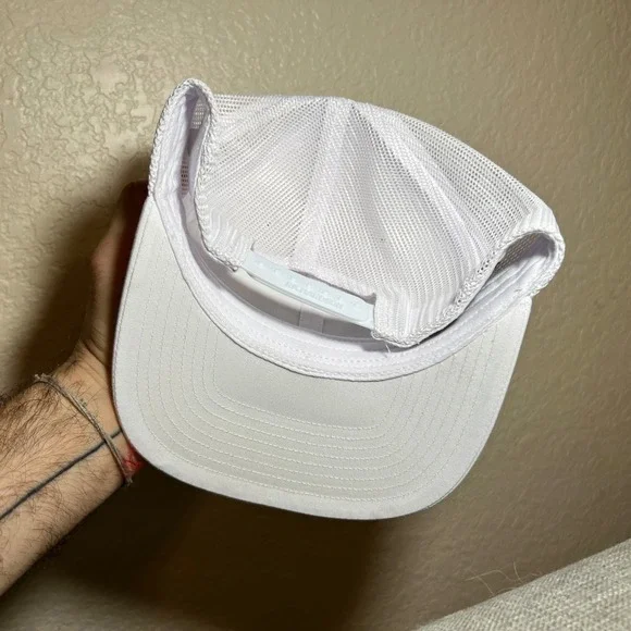 Kennedy 2024 RFK Jr Trucker Hat Richardson Mens OSFM White Campaign SNAPBACK GUC - Picture 6 of 7